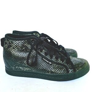 Adidas Honey Up Snake Print Hi Top Hidden Wedge Sneakers Womens sz 7.5 - Sh941.2